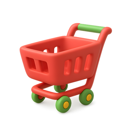 AI Carrinho de compras  3D Icon