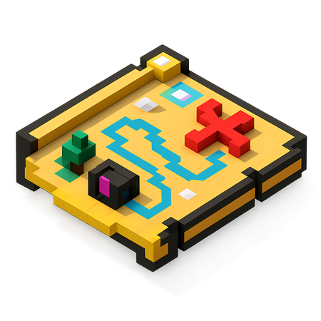 AI Carte au trésor  Image IA