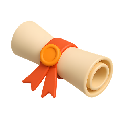 AI Certificado de Diploma com Fita e Selo  Imagem