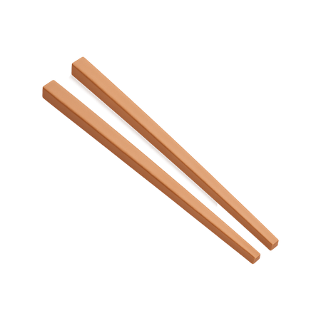 AI Chopsticks  3D Icon