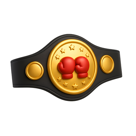 AI Cinto de boxe  3D Icon