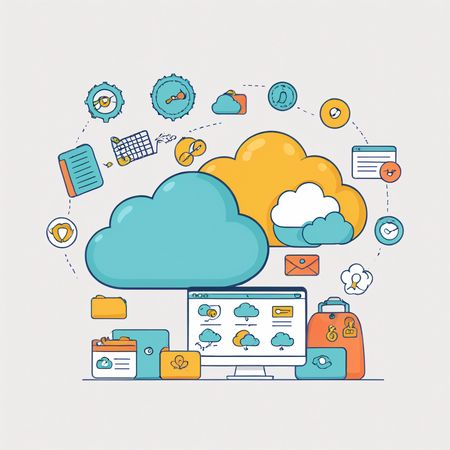 AI Cloud-Computing-Dienste und Datenspeicherung  Image