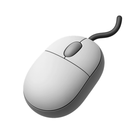 AI Computer Mouse 3D Icon