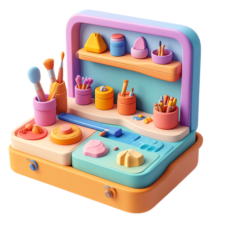 AI Conjuntos de modelagem em argila  Imagem