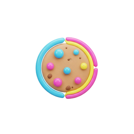 AI Cookie  3D Icon