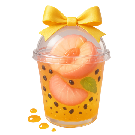 AI Coupe de gelée de passion  Image IA