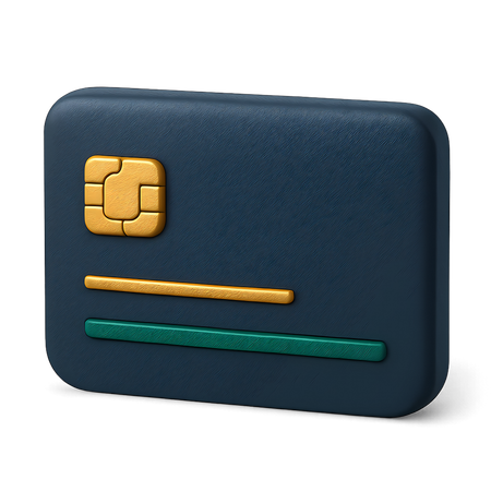 AI Credit Card  3D Icon