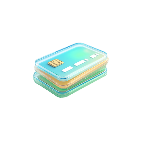 AI Credit Card  3D Icon