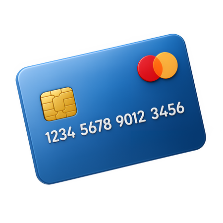 AI Credit Card  3D Icon