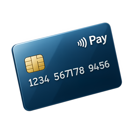 AI Credit Card  3D Icon
