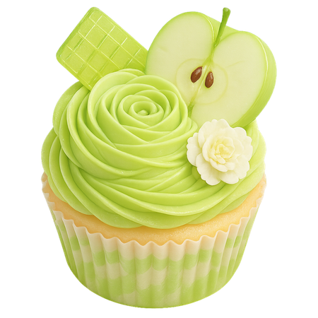 AI Cupcake Delight  3D Icon