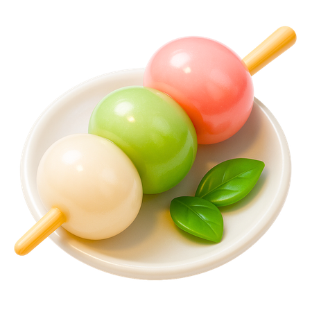 AI Dango Skewer  3D Icon