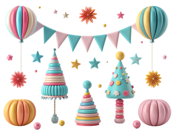 AI Decoração de festa  Imagem