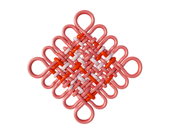 AI Decoração de nó chinês  Imagem