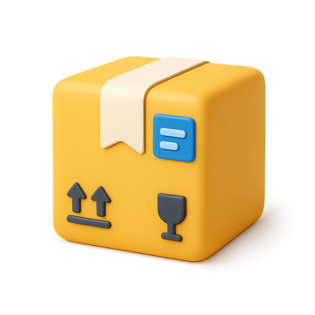 AI Delivery Package  3D Icon