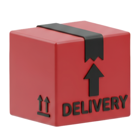 AI Delivery package  3D Icon