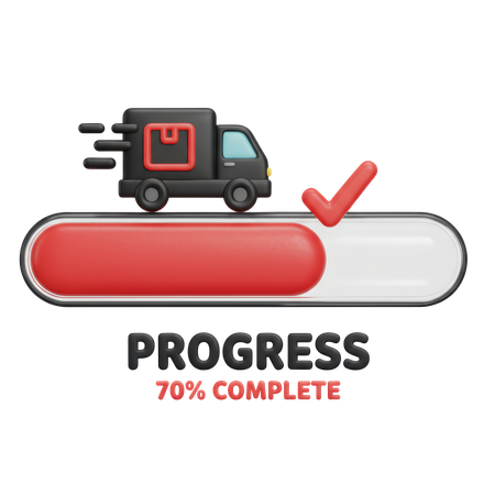 AI Delivery status  3D Icon