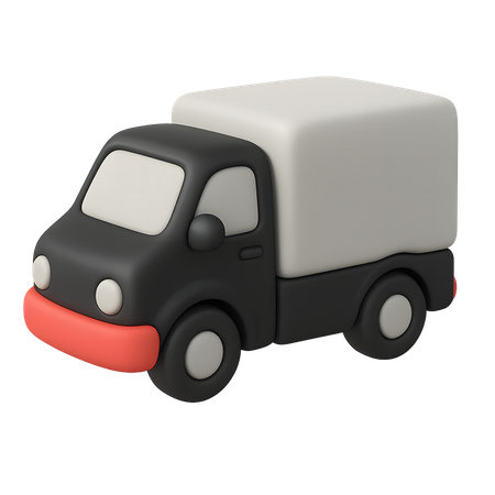 AI Delivery Truck  3D Icon
