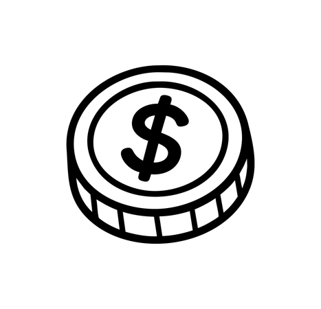 AI Dollar Coin Icon
