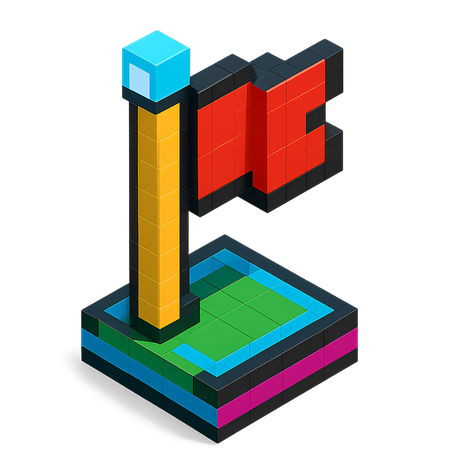 AI Drapeau de point de contrôle  Image IA