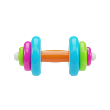AI Dumbbell  3D Icon