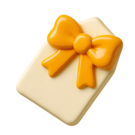 AI Etiqueta de presente com laço  Imagem