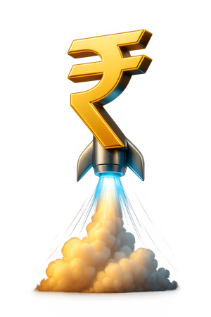 AI Finance startup  3D Icon