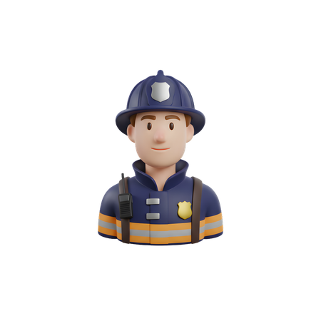 AI Firefighter  3D Icon