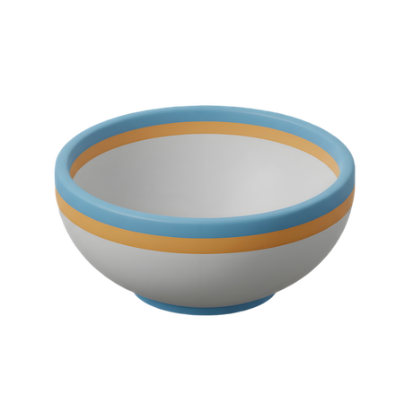 AI Food Bowl  3D Icon