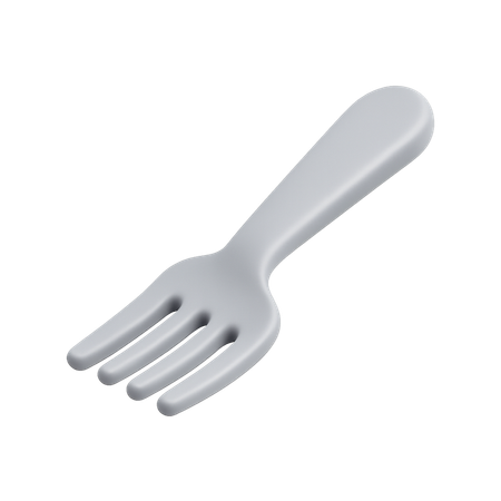 AI Fork  3D Icon