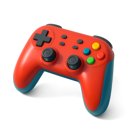AI Game Controller 3D Icon