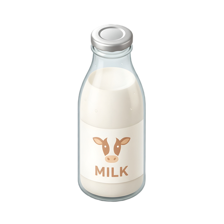 AI Garrafa de leite  Imagem