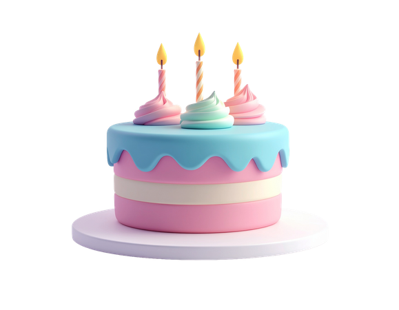 AI Geburtstagskuchen Bild