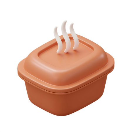 AI Hot Food  3D Icon