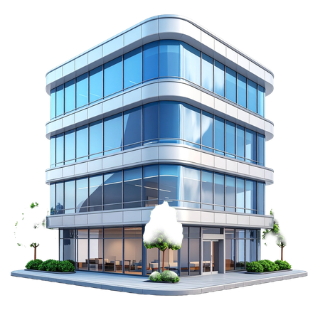 AI Immeuble de bureaux d'entreprise  Image IA