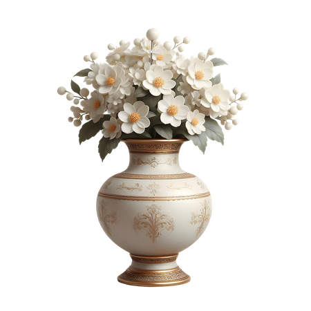 AI Jasmine Vase  3D Icon
