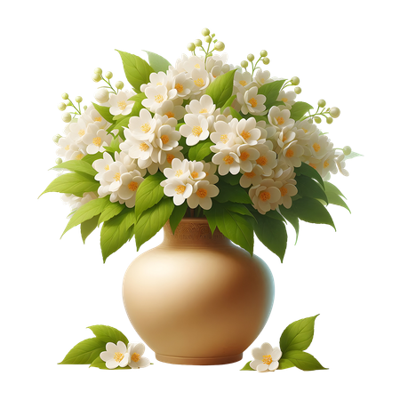 AI Jasmine Vase  3D Icon