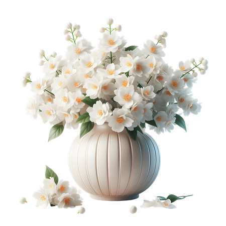 AI Jasmine Vase  3D Icon