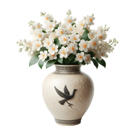 AI Jasmine Vase  3D Icon