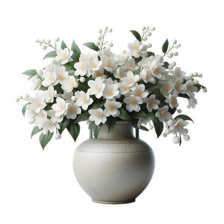 AI Jasmine Vase  3D Icon