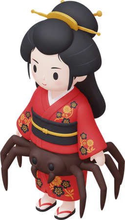 AI Jorogumo  3D Icon