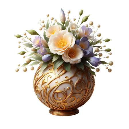 AI Juliet Flower Vase  3D Icon