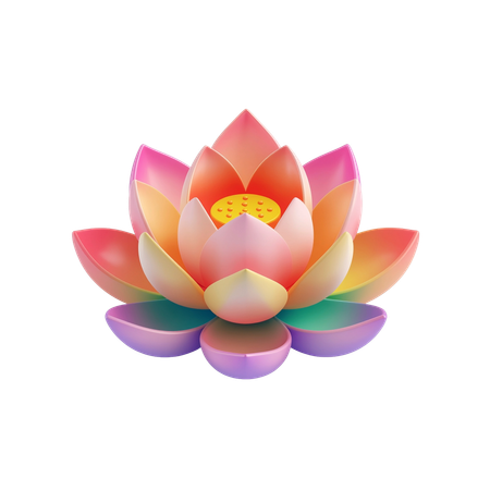AI Lotus vibrant  Image IA