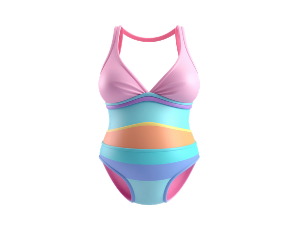 AI Maternity swimsuit  3D Icon