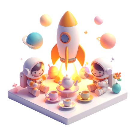 AI Missão de Exploração Espacial  Imagem