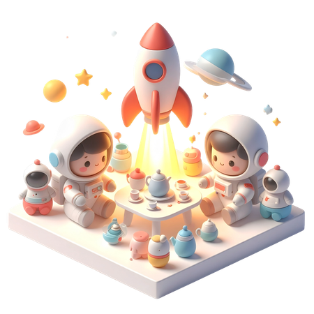 AI Missão de Exploração Espacial  Imagem