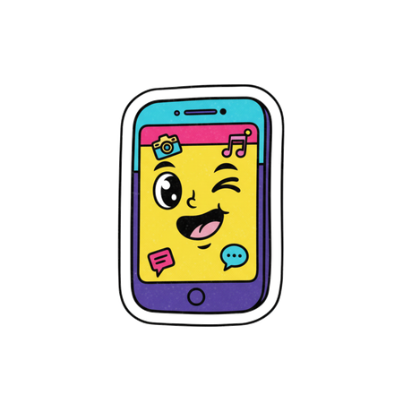 AI Mobile App  3D Icon