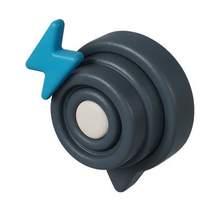 AI Objectif d'appareil photo avec flash  Image IA