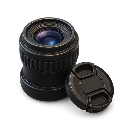 AI Objectif de l'appareil photo et cache de l'appareil photo  Image IA