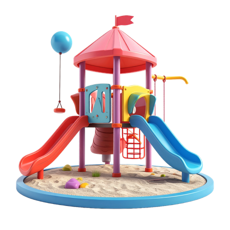 AI Outdoor Play Sets  3D Icon